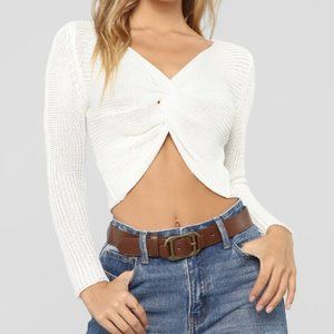Cropped Mini Sweater
